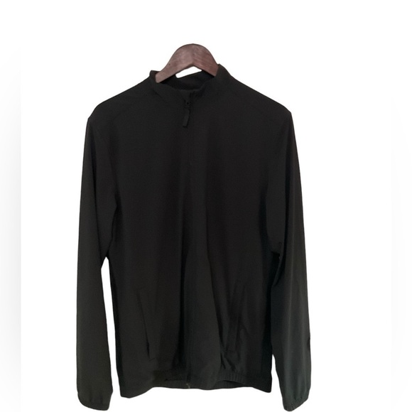 Lululemon Men’s Pace Jacket Mini Mod Waves Charcoal Gray / Black Size Medium - Picture 9 of 16